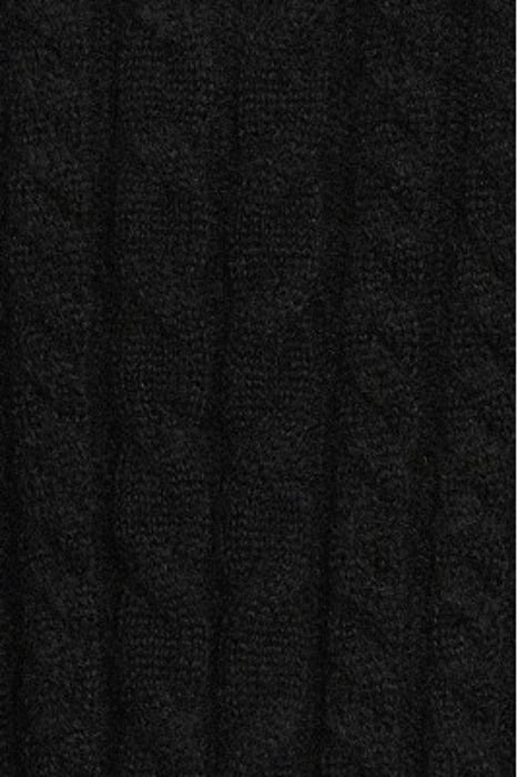 BRAIDED MOHAIR VEST BLACK 5