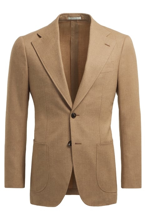 LIGHT BROWN TAILORED FIT HAVANA BLAZER 4