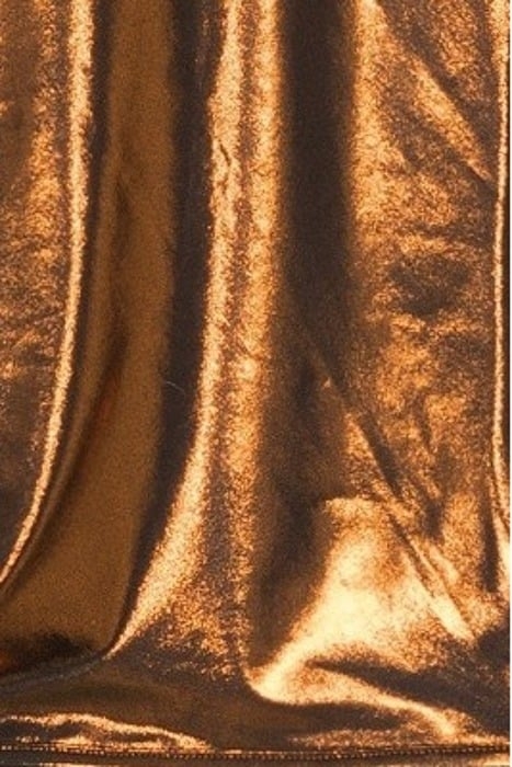 CHIC LAMINATED JERSEY TURTLENECK BRONZO 5