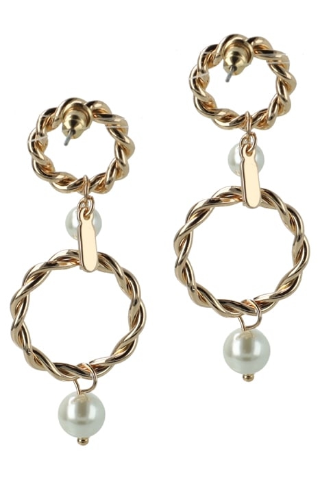 TWISTED PEARL GOLD EARRINGS GOLD PEARLS 2