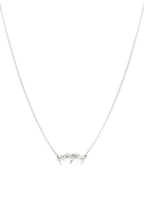 PHANG NECKLACE WARM SILVER 2