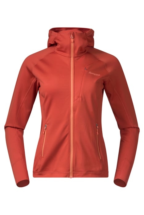 SKALAND HOOD W JACKET BRICK 1