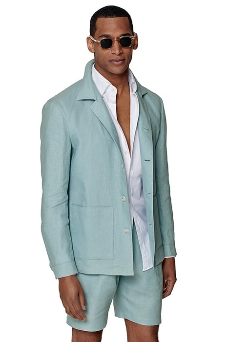 MINT BLUE RELAXED FIT SHIRT-JACKET MINT BLUE 1