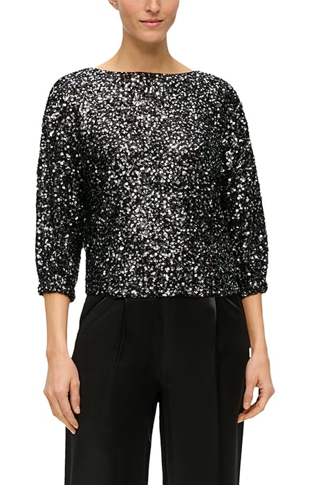 S.OLIVER BLOUSES BLACK 1