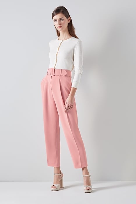 TABITHA CREPE STRAIGHT JEANS ROSE 1