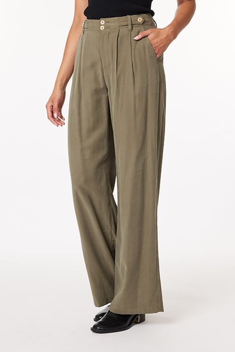 TWILL TROUSER DUSKY GREEN 2