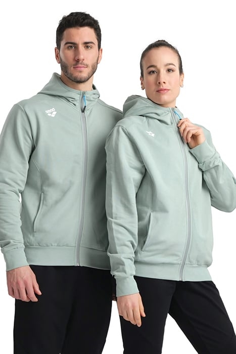 TEAM HOODED JACKET PANEL JADE 1