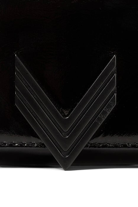 BLACK PATENT LEATHER 111 MINI WALLET BLACK 6