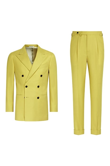 YELLOW TAILORED FIT HAVANA SUIT YELLOW 6