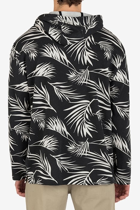 OG HOODED PONCHO BLACK 2