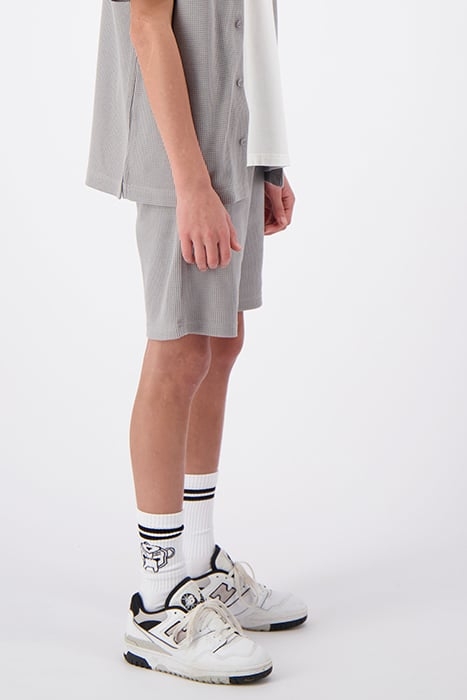 JR. WAFFLE SHORTS GREY 4
