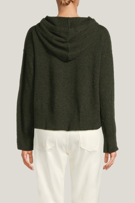 SWEATER HOODIE HEATHER OLIVE 2