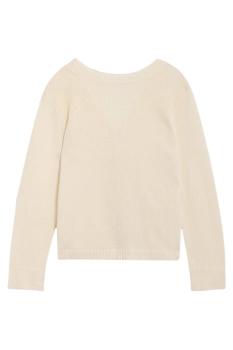 HEATHER JUMPER NATURAL WHITE 3