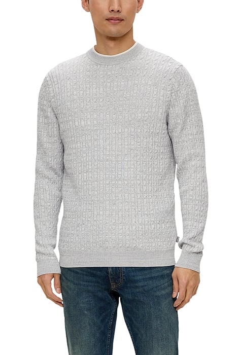S.OLIVER PULLOVER LIGHT GREY 1