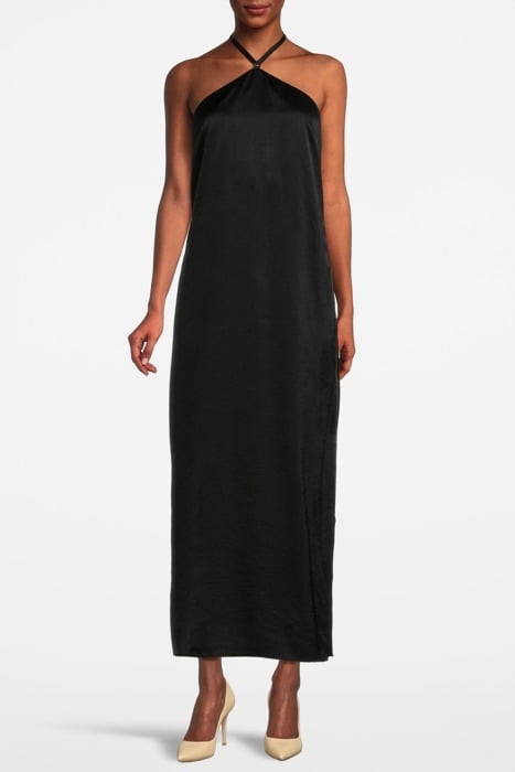 DEEP BACK DRESS BLACK 1