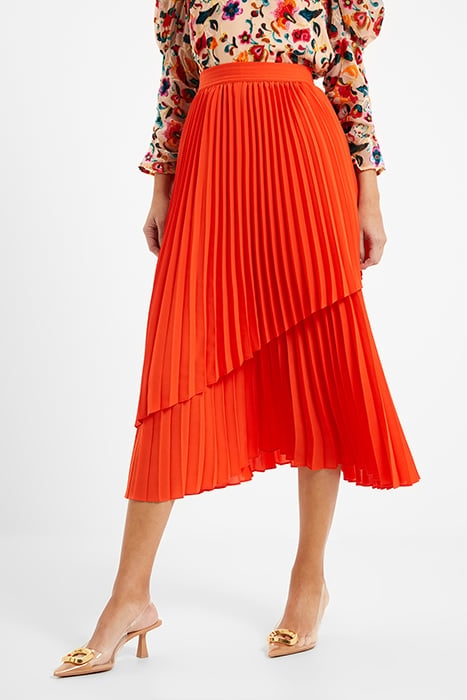 ARIE PLEATED SKIRT RED 1