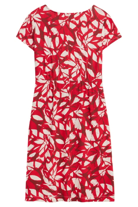 TALLIE ECO VERO JERSEY DRE RED PRINTED 3
