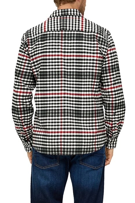 S.OLIVER SHIRTS WHITE CHECK 2