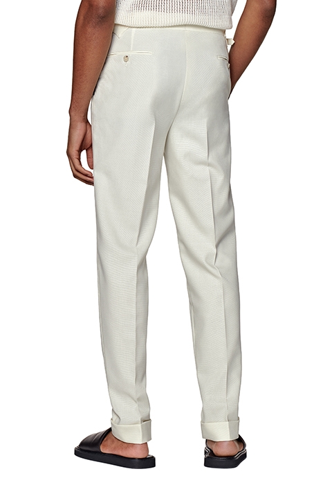 OFF-WHITE SLIM LEG TAPERED TROUSERS OFF-WHITE 2