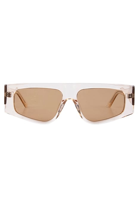 ANGLED ACETATE SUNGLASSES PALE ROSE 2