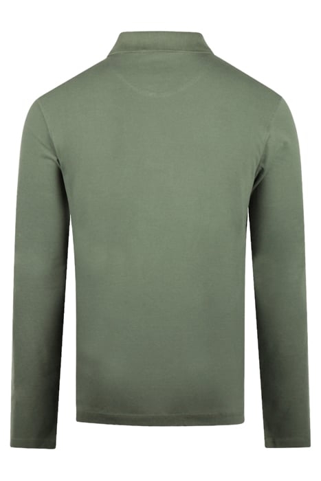 LONG SLEEVE POLO DARK SAGE 2