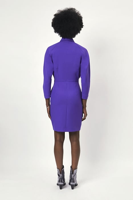 JOSIAH BAT SLEEVE DRESS ROYAL PURPLE 2