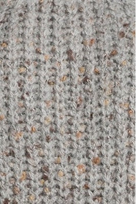 SHORT LIGHT GREY NEPS SWEATER 5