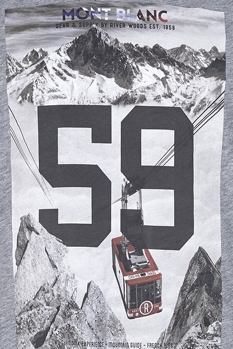 CUSTOM FIT ROUND NECK T-SHIRT IN GREY 4