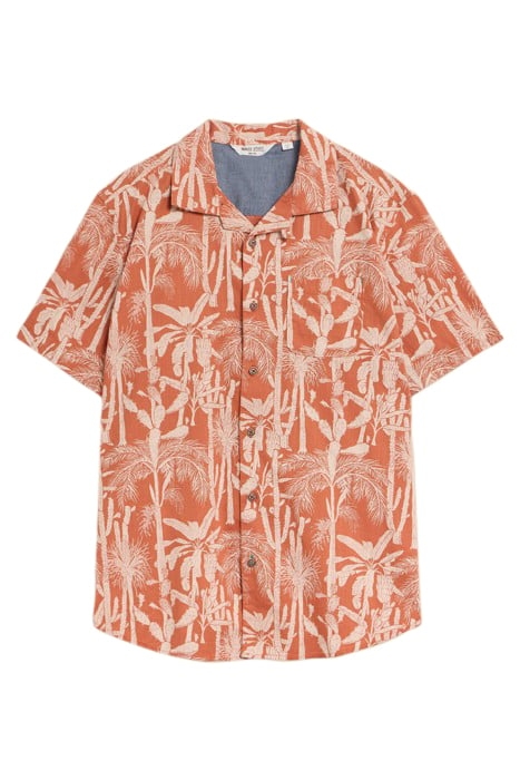 CACTUS PRINTED SHIRT ORANGE PRINTED 2