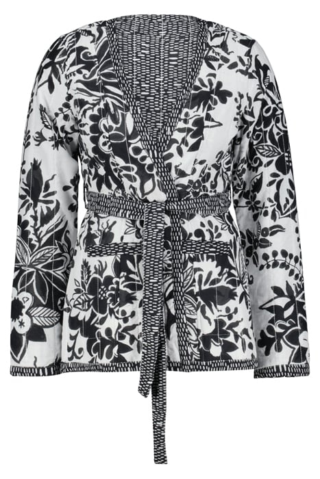 REVERSIBLE BLAZER CENTREPIECE BLACK WITH OFFWHITE CENTREPIEC 4