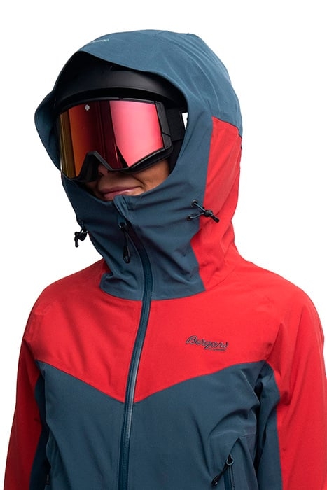 OPPDAL INSULATED W JACKET ORION BLUE/RED 6