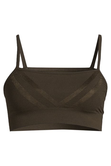 SEAMLESS STRAP BRA TOP DARK FORES 3