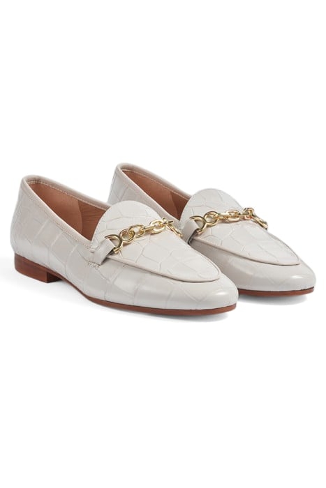 ADAYLNN TRIM LOAFER WHITE 2