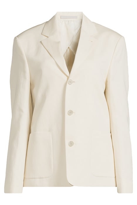 COTTON LINEN BLAZER BONE WHITE 3