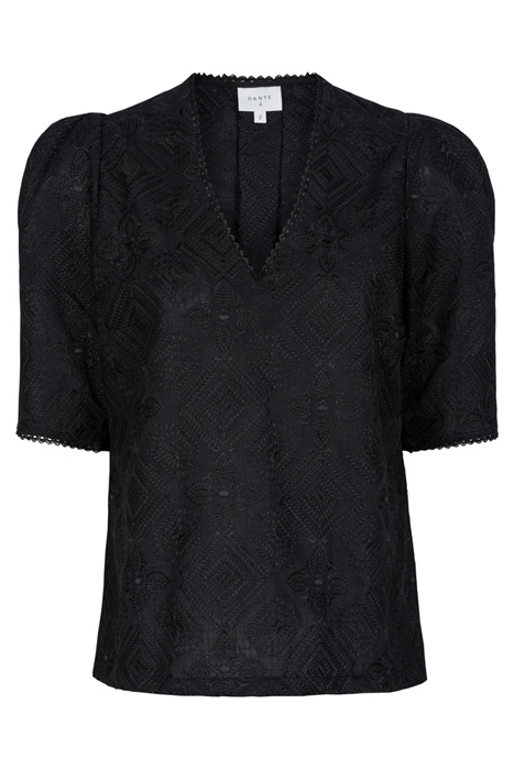 TELIMA EMBROIDERED TOP RAVEN 3
