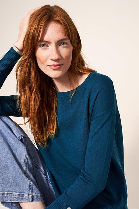 OLIVE JUMPER DARK TEAL 4