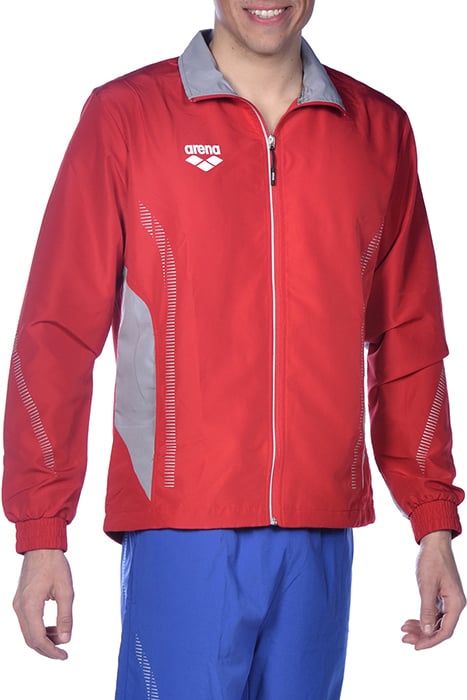 TL WARM UP JACKET RED-GREY 6