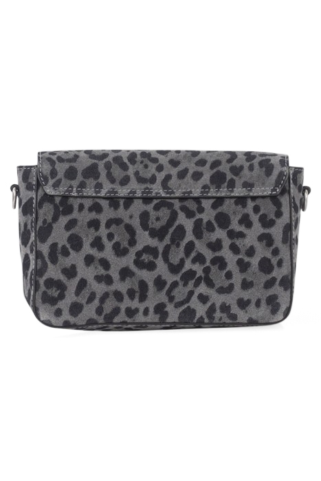 GREY LEOPARD MOTIF SUEDE 111 BAG GREY 2