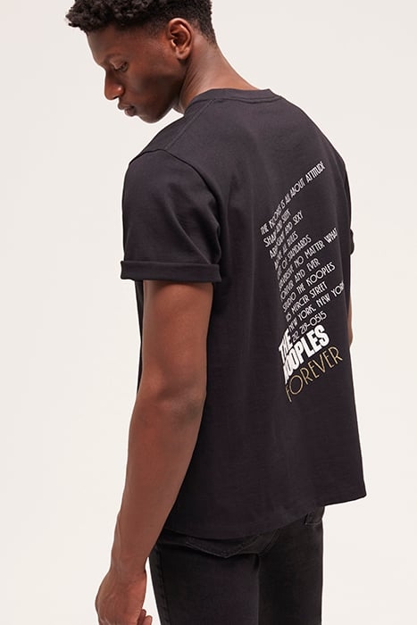 T-SHIRT MC TIGER BRODERIE BLACK-ANTIC GOLD 6