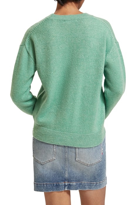 INTARSIA CLUB SODA PULLOVER FROZEN MINT 2