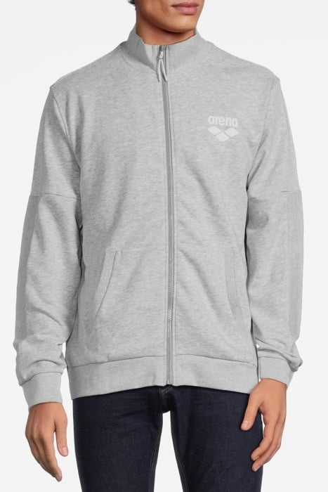 MAN TRACKTOP A-AFM810S23 LIGHT GREY MELANGE 1