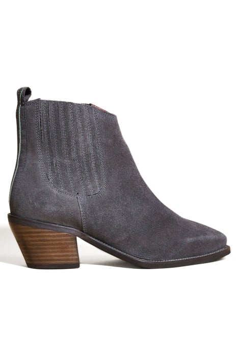 CHERRY WESTERN ANKLE BOOT MID GREY 1