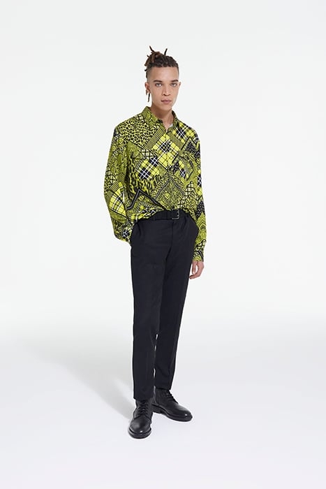 CHEMISE MANCHES LONGUES BLACK / YELLOW 3