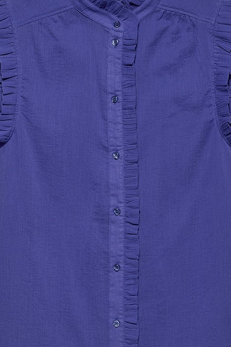RUFFLE BLOUSE ULTRA MARINE 2