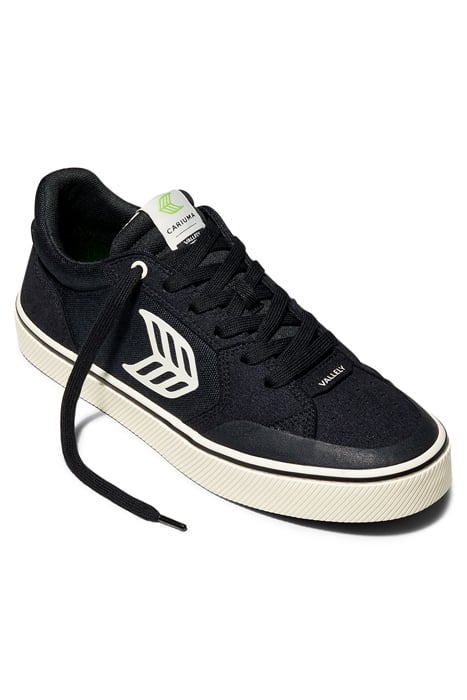 UNISEX VALLELY SKATE BLACK SUEDE AND CORDURA SNEAKER 2