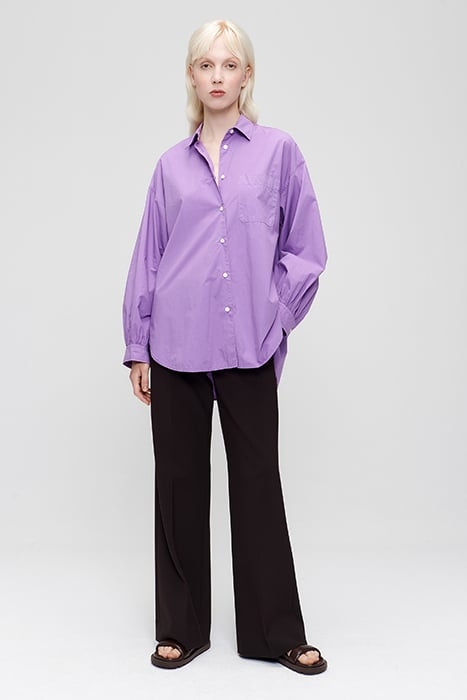 ELVI POPLIN SHIRT HEATHER 1