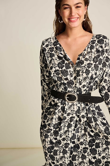 DRESS - OCEAN WORLD CRINKLE MULTI COLOUR 5