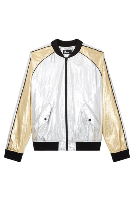 BLOUSON BI COLOR SILVER & GOLD SILVER / GOLD 1
