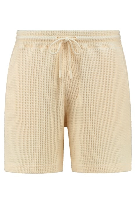 MEN OSCAR WAFFLE STRUCTURE SHORTS LIGHT BEIGE 5