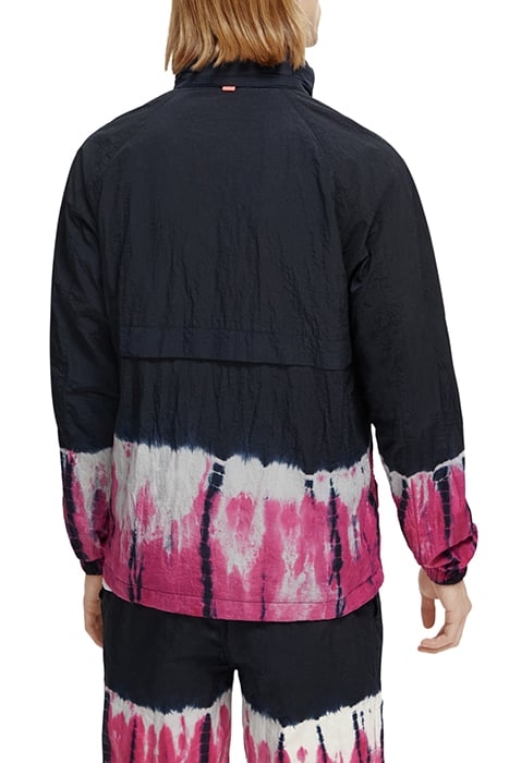 WORKOUT - TIE-DYED HOODED ZIP-THRU JACKET MULTICOLOUR TIE DY 2